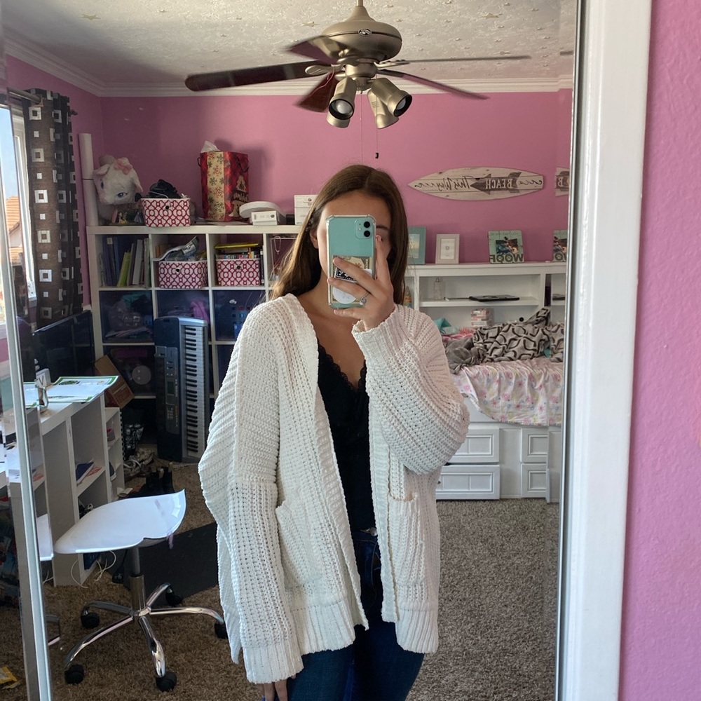 White Hollister Sweater